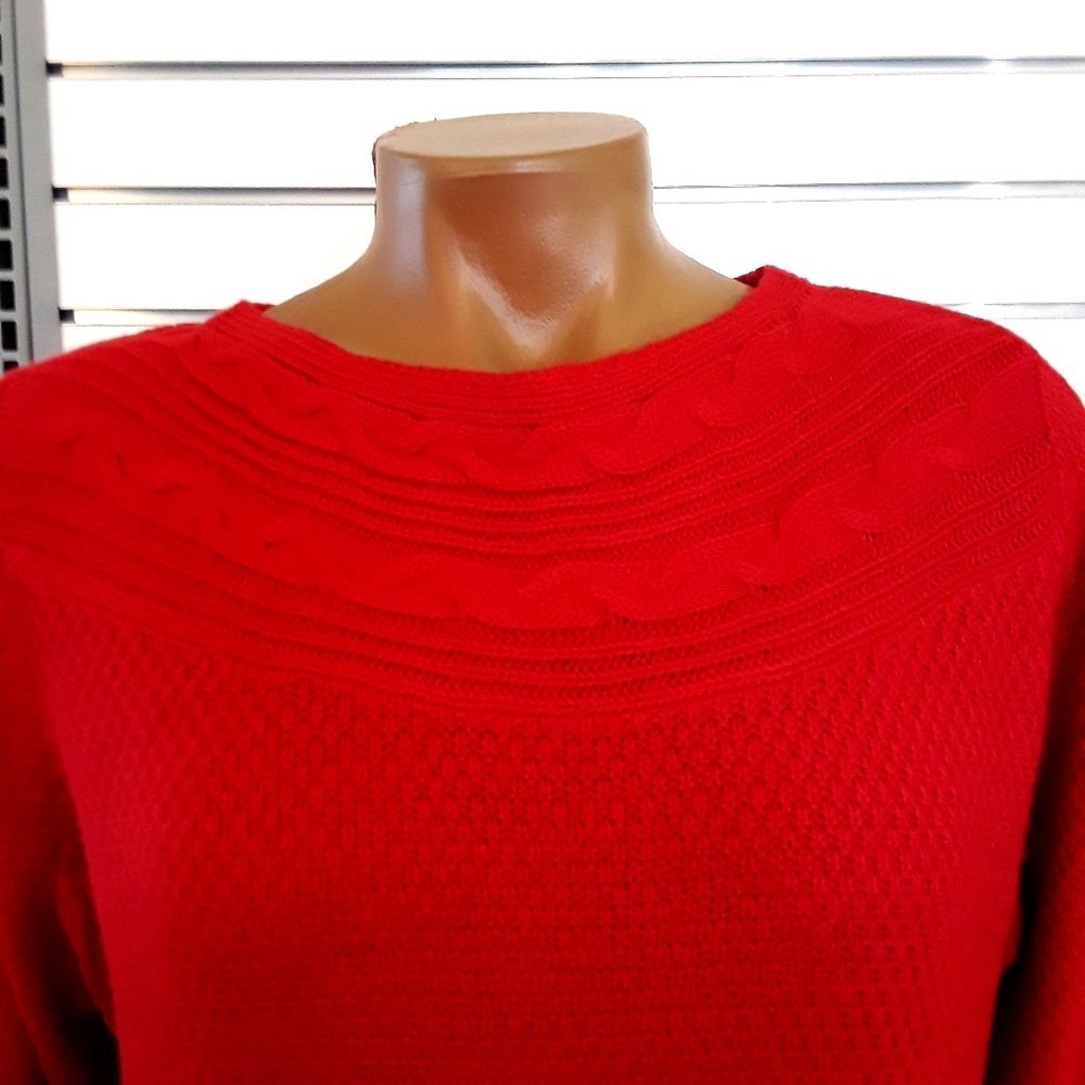Long Red Sweater